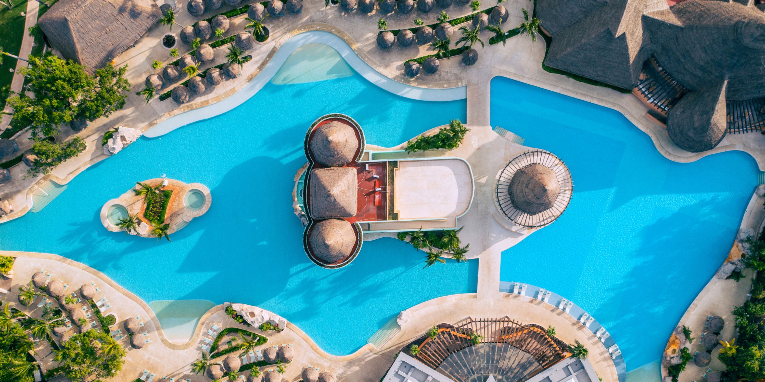 Iberostar Paraiso Aerial Pool View